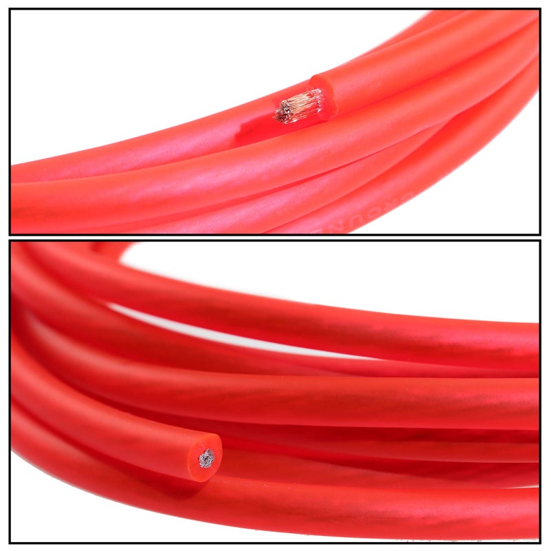 Welugnal 10 Gauge Car Amp Wiring Kit â€“Welugnal A Car Amplifier Install subwoofer Wire Wiring Kits Helps You Make Connections and Brings Power to Your Radio, Subwoofers and Speakers Amp Power Wire - Image 5